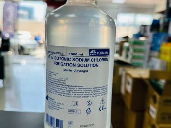 Polifarma 0.9% Isotonic Sodium Chloride Irrigation Solution Sterile 1000ml 12Pcs/Box