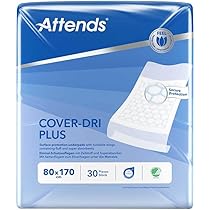 Attends Cover Dri Plus 80x170cm Incontinence Underpads 30's