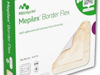 Molnlycke Mepilex Border Flex 10x10 cm (4x4inch) 5/Pack