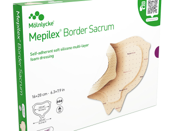 Molnlycke Mepilex Border Sacrum 16x20cm (6.3x7.9 inch) 5/Box